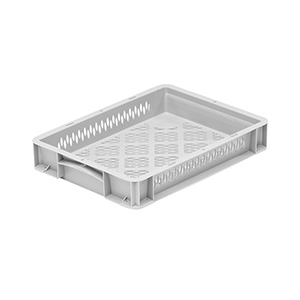 BK-EV43/70HG Basicline (400 x 300 x 70mm) Ventilated Euro Container Tray with Hand Grips