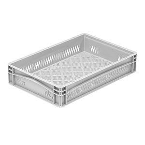 BK-EV64/12HG Basicline (600 x 400 x 120mm) Ventilated Euro Container Tray with Hand Grips