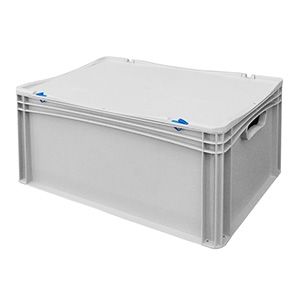 BK-CASE64/27 Basicline Euro Container Cases (600 x 400 x 285mm) with Hand Holes