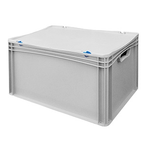 BK-CASE64/32 Basicline Euro Container Cases (600 x 400 x 335mm) with Hand Holes