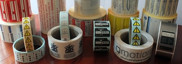 Reel Labels for Serial barcodes