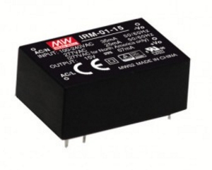 MEAN WELL POWER SUPPLIES IRM-01 SERIES 1W 3.3-24V