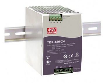 MEAN WELL POWER SUPPLY TDR-480 SERIES 480W 24-48V
