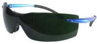 BC2186 - Shade 5 Safety Glasses - Blue Arms