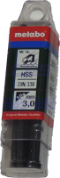 OA0232 - Drill Bit 3,00mm Dia. HSS-R 10 pc Pack