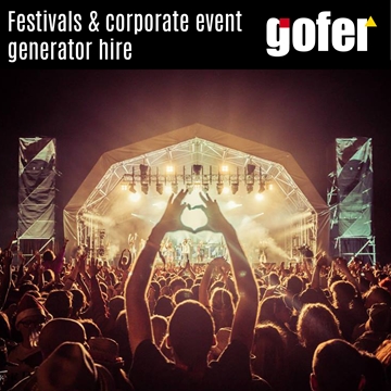 Festival and Corporate Event Generator Hire
