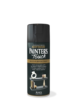 Black Gloss Fast Dry Spray Paint Aerosol