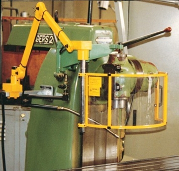 Safety devices for sawing machine