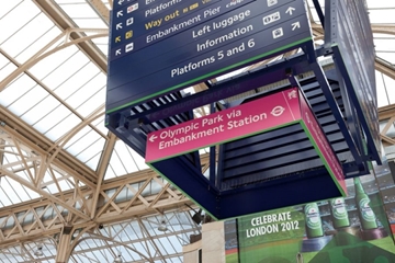 Installation of Train Station Directional Signage