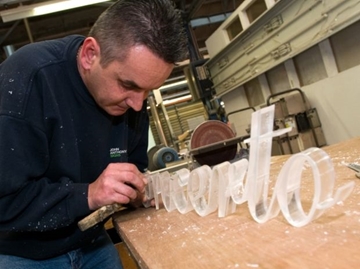 Neon Sign Installation