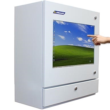 Touch Screen Industrial PC For Damp Enviroments