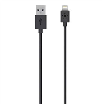 Belkin Lightning/USB Data Transfer Cable for iPad, iPhone, iPod, MacBook Pro, MacBook Air - 1.22 m