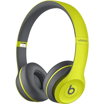 Beats by Dr. Dre Solo2 Wired/Wireless Bluetooth Stereo Headset - Over-the-head - Circumaural - Yellow