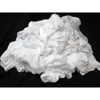 White Cotton Stockinette (Hosiery) Wipes 10kg