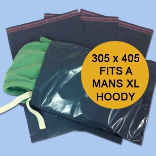 Grey Mailing Bags 305mm x 405mm