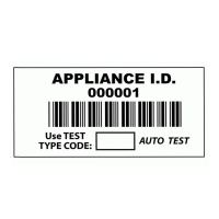 Barcoded Appliance ID Labels
