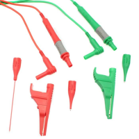 Megger 1001-977 Two Wire Fused Test Leads (Red and Green)