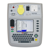 Megger PAT450 Downloading Portable Appliance Tester