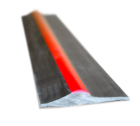 Black/Red Stripe Rubber Floor Seal