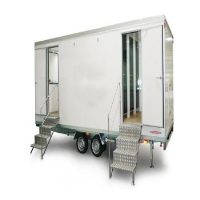Bespoke Eco friendly mobile canteen with separate toilet, drying room & office/storage for 10