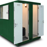 Bespoke Mobile Site Security Unit With Separate Wash Room Facilities