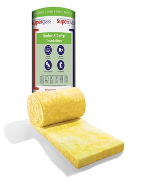 Timber & Rafter Roll 32 Glass Mineral Wool Roof Insulation 