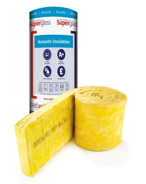 Party Wall Glass Mineral Wool Insulation Roll