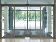 Automatic Glass Revolving Doors In Essex