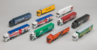 Model Trucks With Curtain Trailers