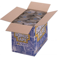 Bonus Packaging Tape Clear Solvent 200m 36 Rolls For Parcels And Boxes