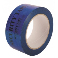 6 x Blue Tegracheck Tamper Evident Security Tape