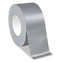 25mm x 50m Silver Cloth Gaffer Tape (4 Pack )