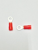 0.5mm-1.0mm M4 Ikuma Insulated Red Ring Terminal-101006