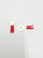 0.5mm-1.0mm M6 Ikuma Insulated Red Ring Terminals-101010