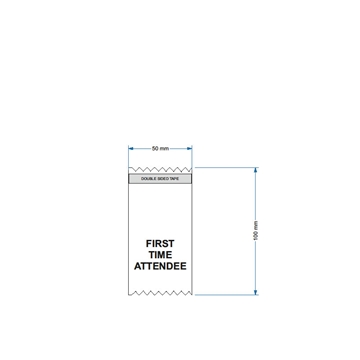 First Time Attendee Vertical Ribbon