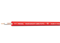 Flexible Instrument Screened Cable - Single Core and Screen - cut by the metre RED x 1 Metre Long