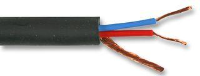 Flexible Microphone / Balanced Cable - cut by the metre Black x 1 Metre Long
