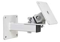 Heavy Duty  White Speaker Wall Bracket with Tilt and Twist adjustment - max load 20kg