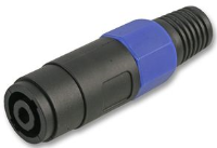 In-Line Speaker Cable Socket (solder connections) - Speakon compatible