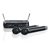 LD Systems ECO2x2 "DUAL USER" UHF Wireless HANDHELD Microphone System - Fixed frequency