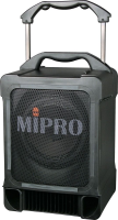 MiPRO MA-707 PA 70 Watt Mains/Battery PA System with optional Wireless Microphones MA707
