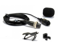 MiPRO MU-53L Uni-directional Lapel Microphone - Black - 4 pin screw mini-xlr MU53L