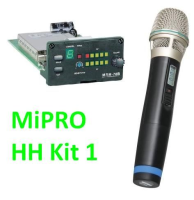MiPRO Wireless Receiver and Handheld Microphone - suitable for MA705 / MA707/ MA708 / MA808 PA Systems