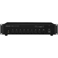 Monacor PA-324 240W 100V line or 4-16Ohm Mixer Amplifier, 3 Mic, 2 Line with 19" brackets PA324