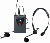 Monacor TXA-100HSE - Beltpack / Headset / Lapel Mic for use with TXA-110, TXA-120, Pulse PA40 PA Systems