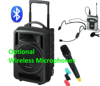 Monacor TXA-1020 120 Watt Mains or Battery Operated PA System / Bluetooth /Optional Wireless Mics