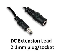 Wireless Microphone DC Power Supply Extension Lead  - Audio Technica and others