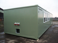 Anti-Vandal Cabins 40ft x 12ft Flat Sided Steel Office