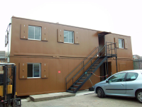 Anti-Vandal Cabins 40ft x 12ft Flat Sided Steel Cabins