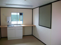 Anti-Vandal Cabins Office with fitted sink unit